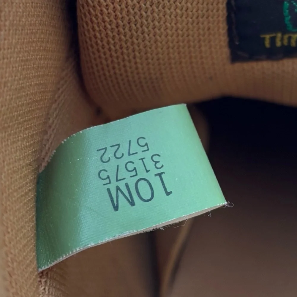 Timberland‎ Euro Dub Men's Tan Leather Boots Size 10M